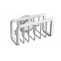 Kitchen Sink Sponge Holder with Strong Suction Cup Rustproof Aluminum Caddy