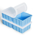 Pack of 2 Silicone Freezer Tray for Soup and Meal Prep