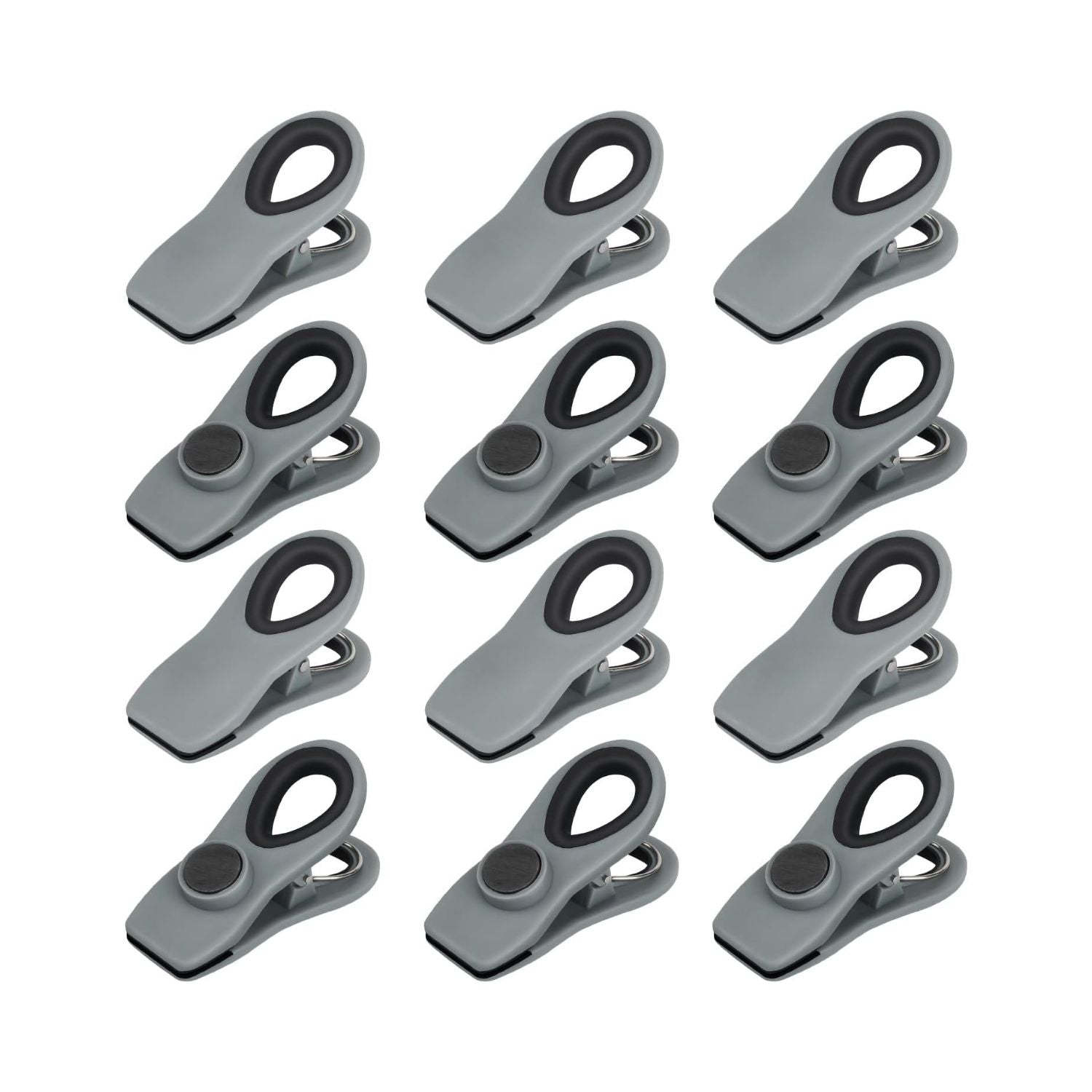 Magnetic Chip Clips with Airtight Seal Food Storage Bag Clips