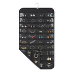 Hanging Jewelry Organizer with 80 Clear Pockets