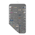 Hanging Jewelry Organizer with 80 Clear Pockets