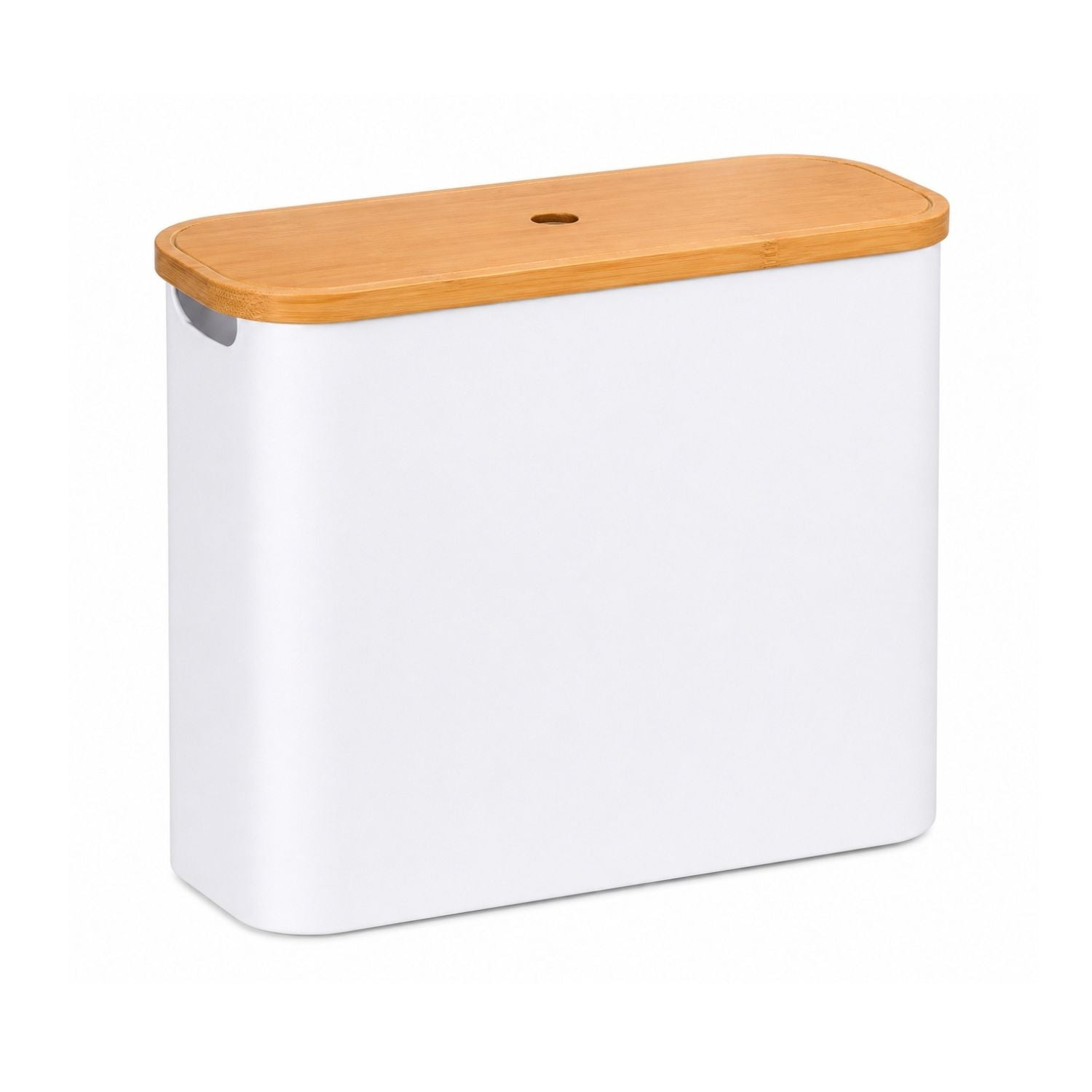 Freestanding Toilet Paper Basket with Lid
