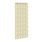 40 Pocket Over-the-Door Hanging Shoe Organizer with Non-Slip Hooks