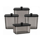 Pack of 4 Laundry Pods Container Set with Lids