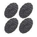 Pack of 4 Silicone Trivet Mats 7.4 Inch Heat Resistant Pot Holders