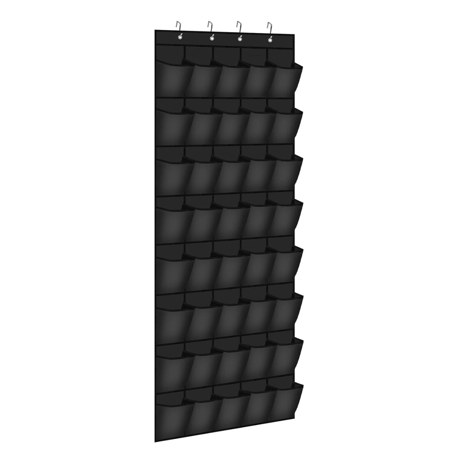 40 Pocket Over-the-Door Hanging Shoe Organizer with Non-Slip Hooks