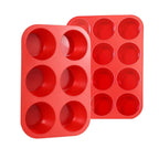 Silicone Muffin Pan Nonstick Cupcake Baking Mold