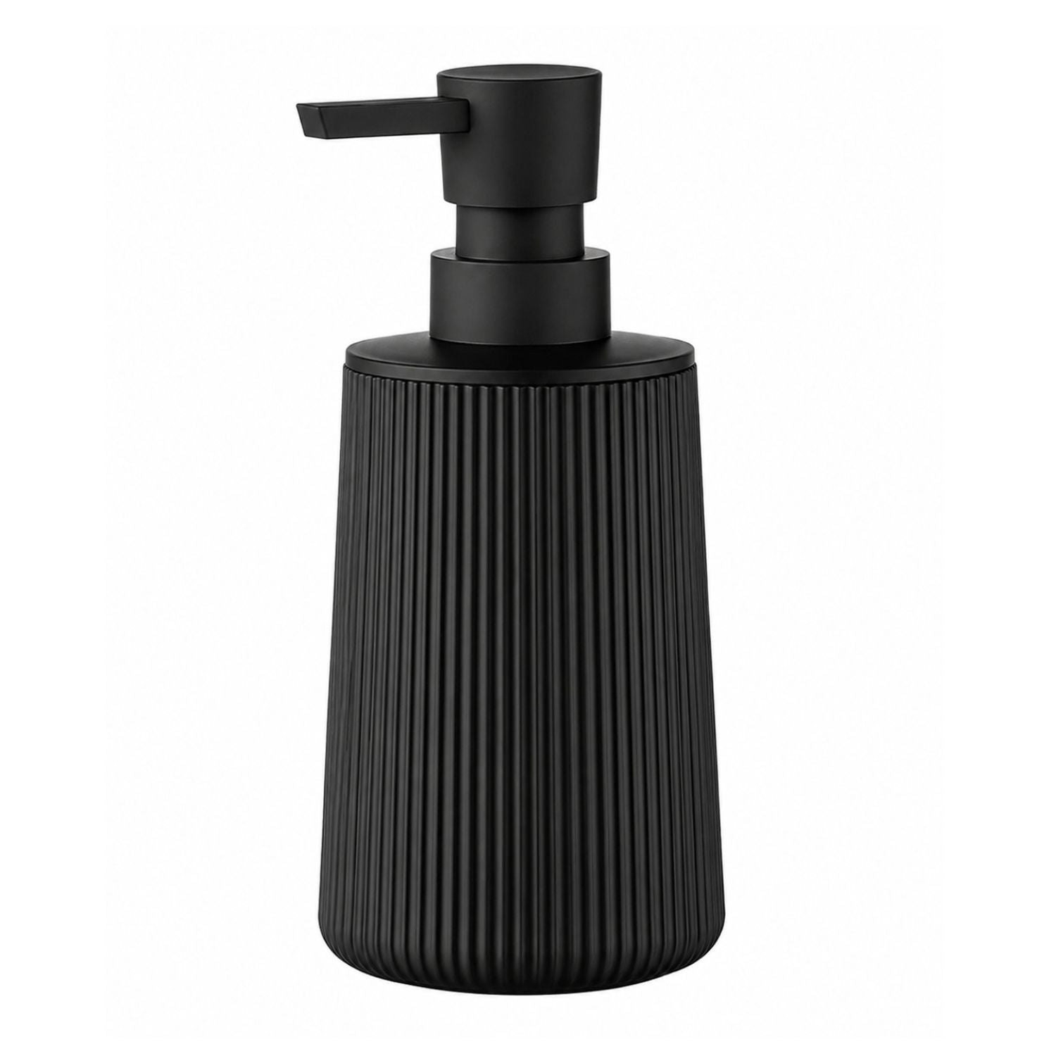 Small Soap Dispenser with Pump Modern Farmhouse Striped Plastic Bottle