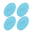 Pack of 4 Silicone Trivet Mats 7.4 Inch Heat Resistant Pot Holders