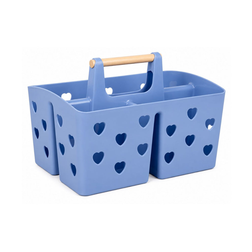 Portable Shower Caddy Organizer Basket with Handle Divided Bathroom Storage