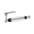 Under Cabinet Paper Towel Holder with One-Hand Tear Ratchet Wall Mount Rack