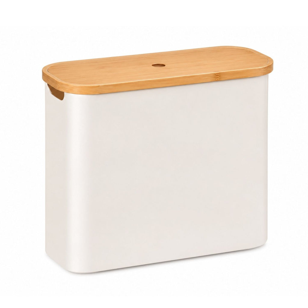 Freestanding Toilet Paper Basket with Lid