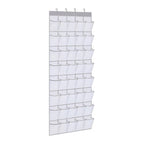 40 Pocket Over-the-Door Hanging Shoe Organizer with Non-Slip Hooks