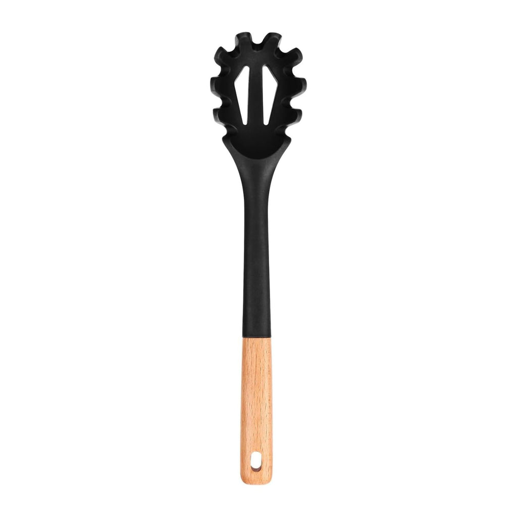 Silicone Pasta Fork Heat Resistant Spaghetti Server Spoon 12.8 Inch
