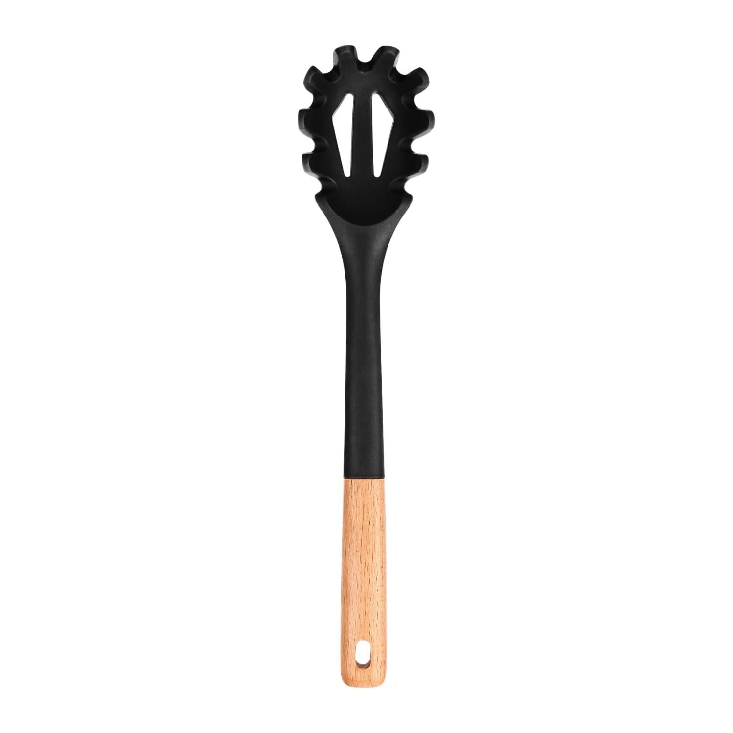 Silicone Pasta Fork Heat Resistant Spaghetti Server Spoon 12.8 Inch