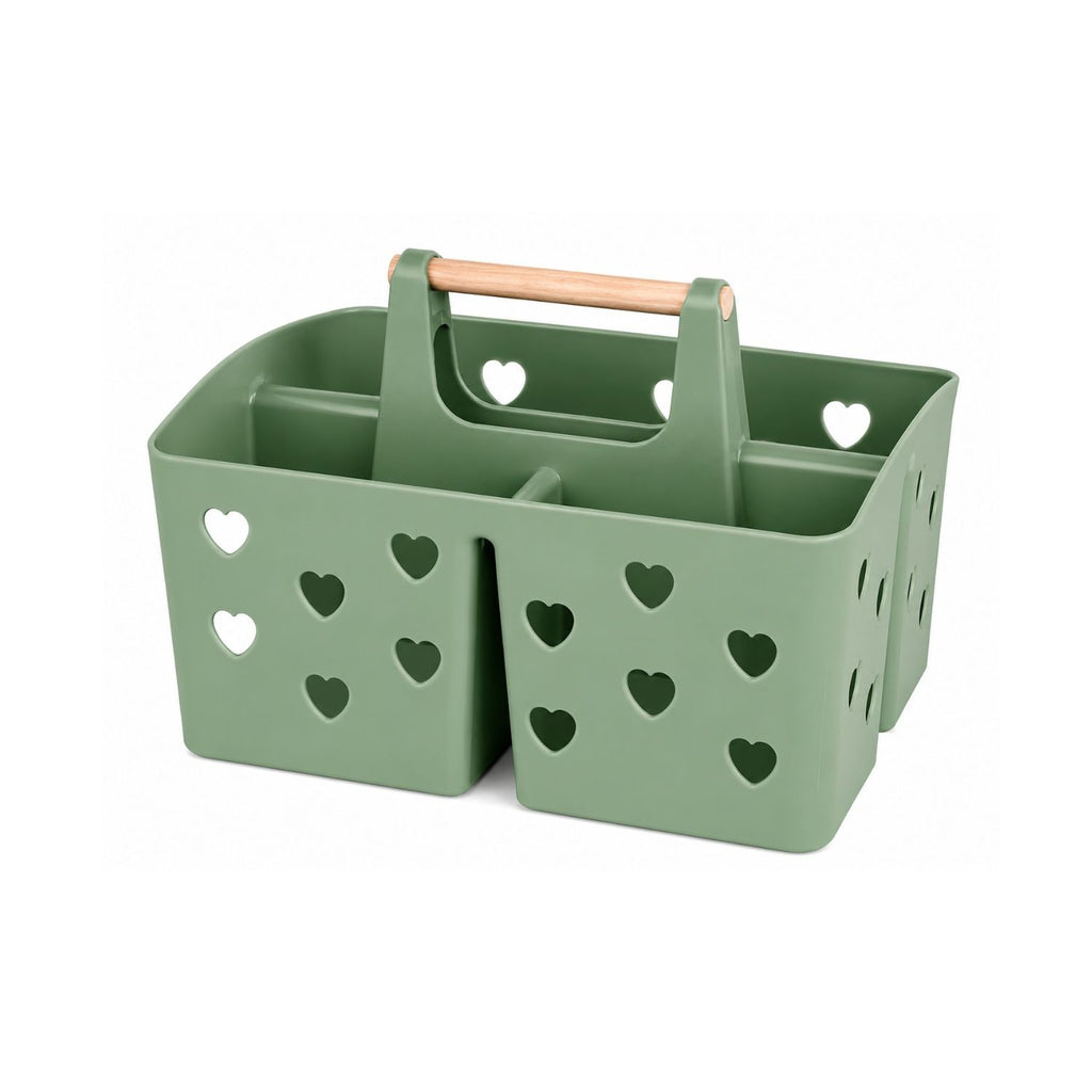 Portable Shower Caddy Organizer Basket with Handle Divided Bathroom Storage