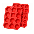 Silicone Muffin Pan Nonstick Cupcake Baking Mold
