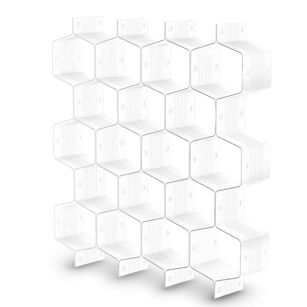 Honeycomb Drawer Organizer Adjustable Divider for Underwear Socks Belts and Scarves