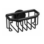 Kitchen Sink Sponge Holder with Strong Suction Cup Rustproof Aluminum Caddy