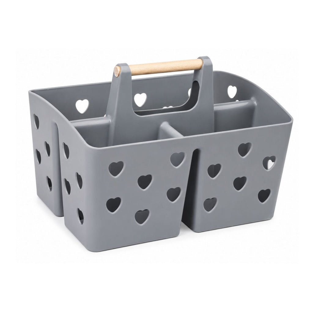 Portable Shower Caddy Organizer Basket with Handle Divided Bathroom Storage