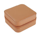 Travel Jewelry Organizer Case with Mirror Portable Jewelry Box