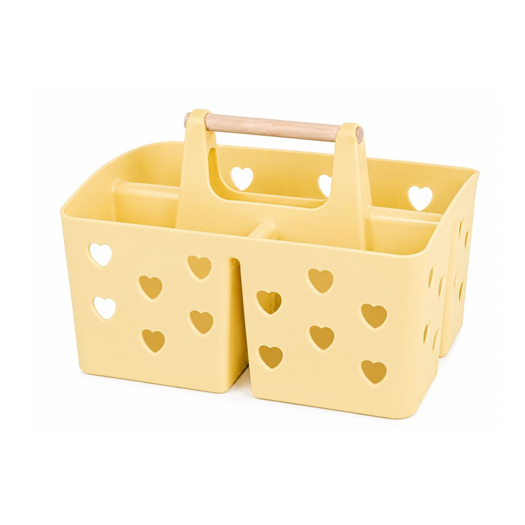 Portable Shower Caddy Organizer Basket with Handle Divided Bathroom Storage
