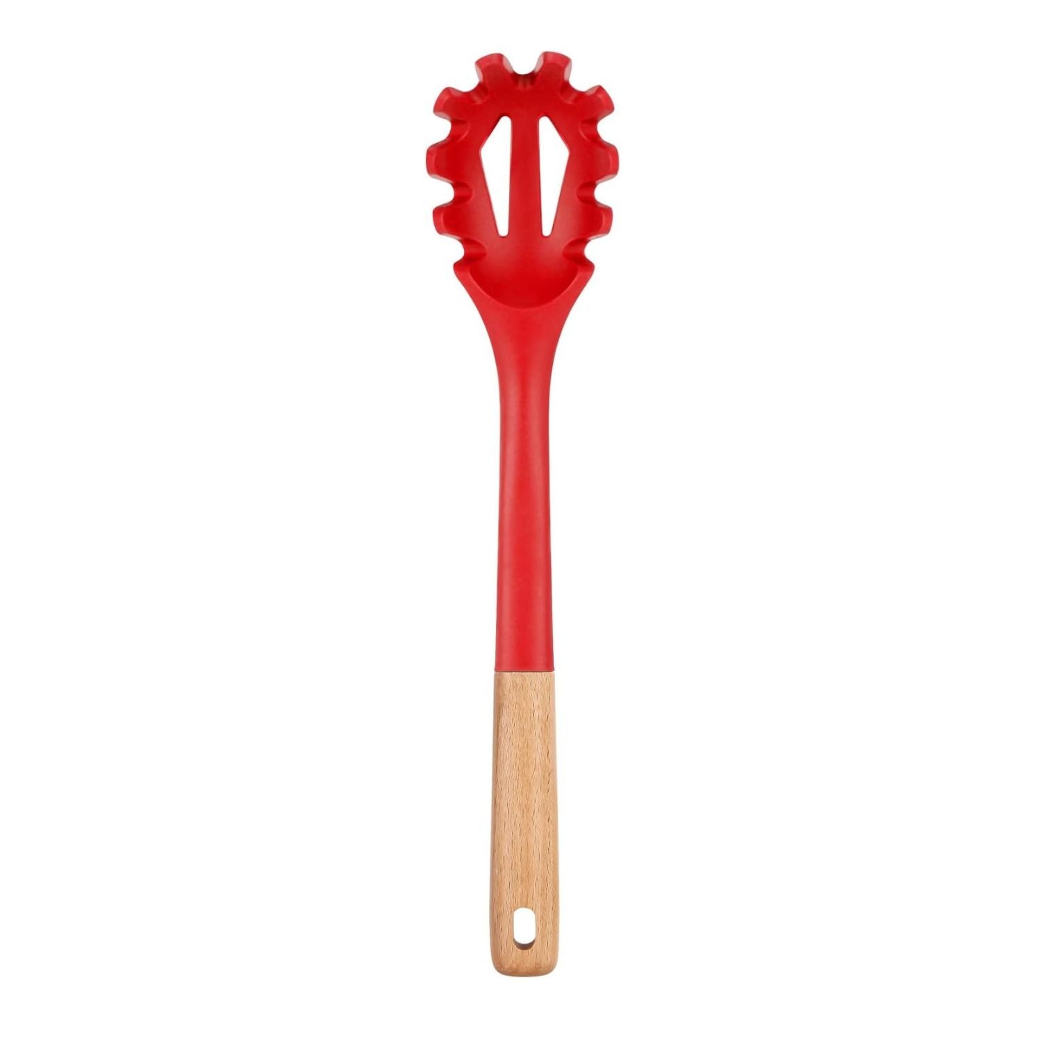 Silicone Pasta Fork Heat Resistant Spaghetti Server Spoon 12.8 Inch