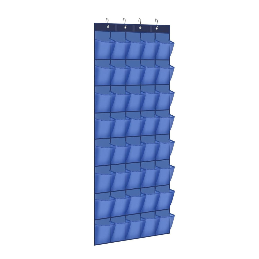 40 Pocket Over-the-Door Hanging Shoe Organizer with Non-Slip Hooks