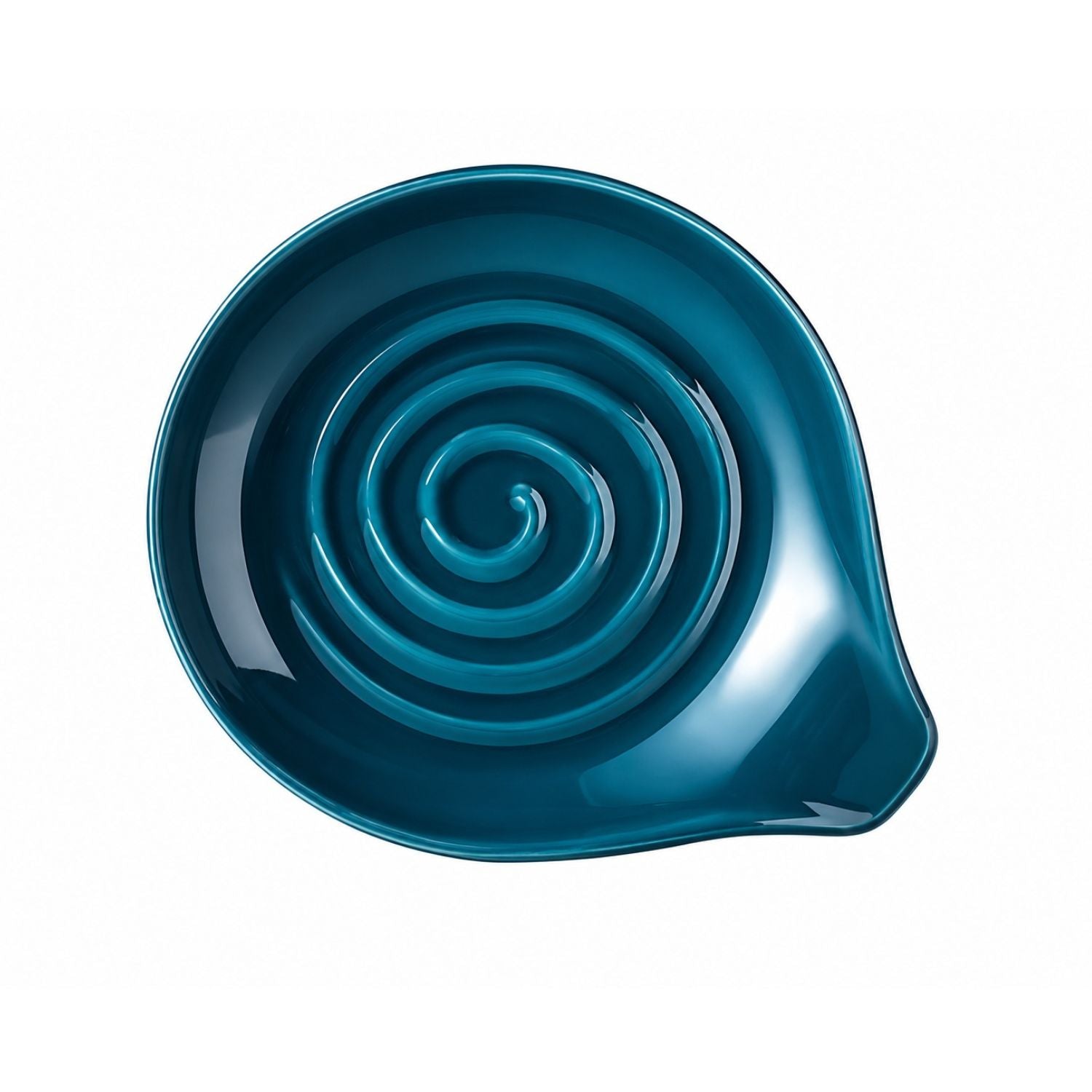 Large Ceramic Spoon Rest for Stove Top 5 Inch Heat-Resistant Utensil Holder