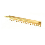 Wall Mounted Necklace Holder Jewelry Organizer Shelf with 56 Hooks and Tray