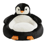 Penguin Kids Bean Bag Chair 33 Inch Animal Plush Sofa Seat