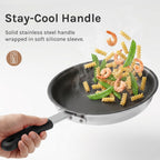 Heavy-Gauge Aluminum Nonstick Frying Pan with Ceramic Coating Skillet