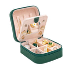 Travel Jewelry Organizer Case with Mirror Portable Jewelry Box