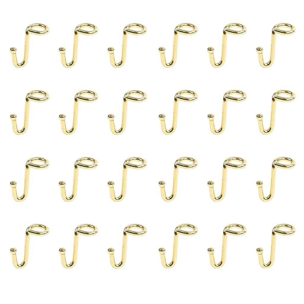Pack of 36 Gold Metal Hanger Connector Hooks Closet Space Saving Extender Clips