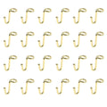 Pack of 36 Gold Metal Hanger Connector Hooks Closet Space Saving Extender Clips