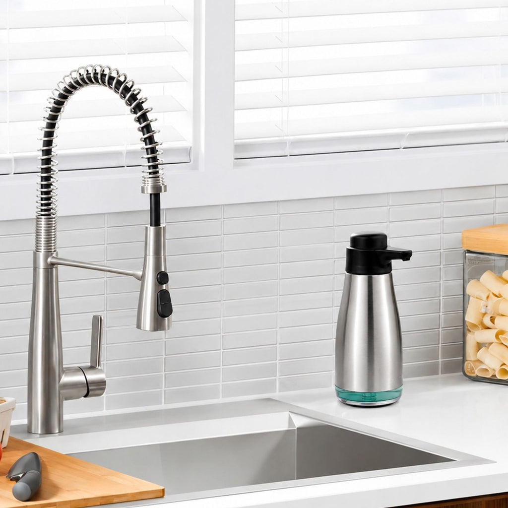 Liquid Soap Dispenser for Dish Soap and Hand Soap 15 fl oz