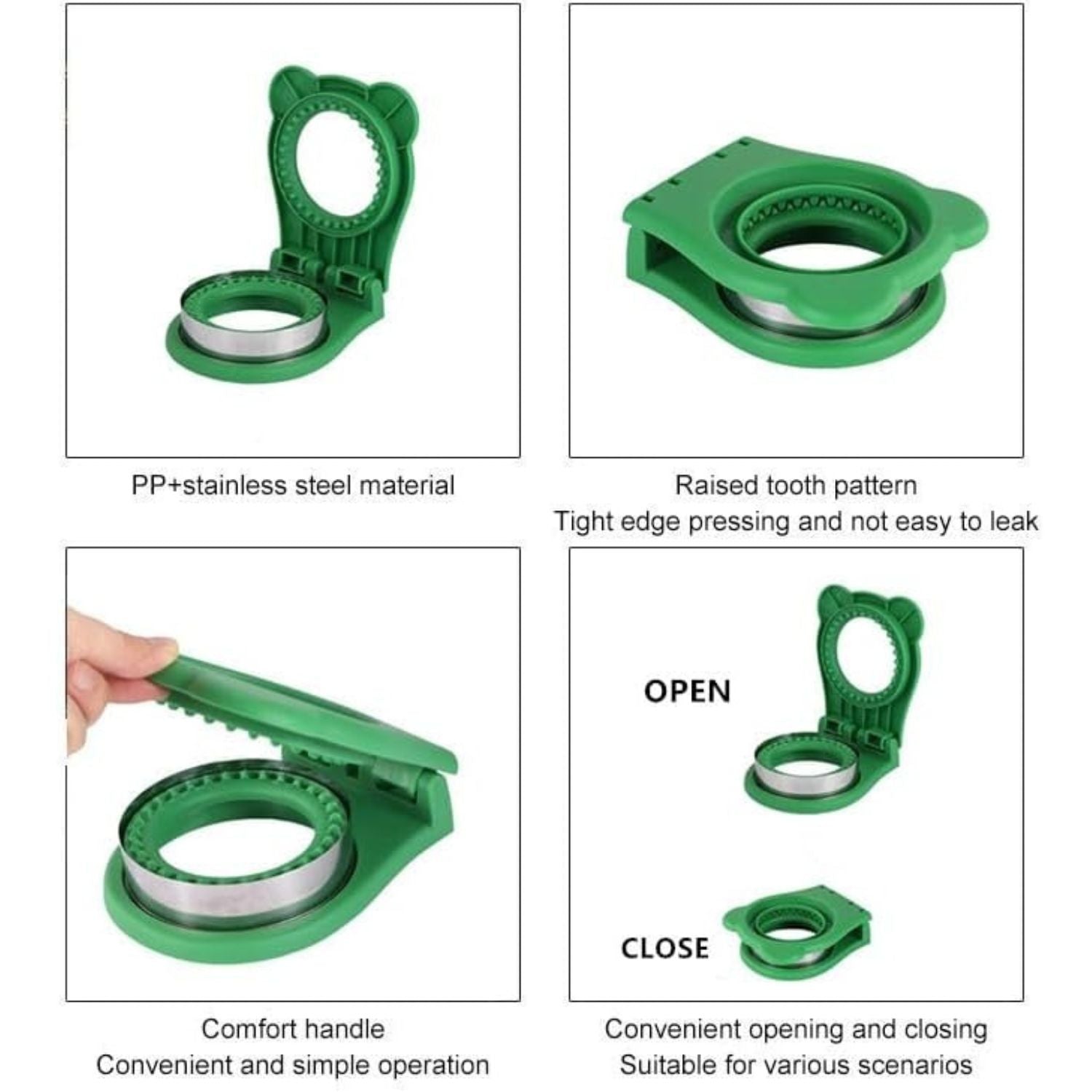Uncrustable Sandwich Maker 3.7 Inch Sandwich Cutter and Sealer