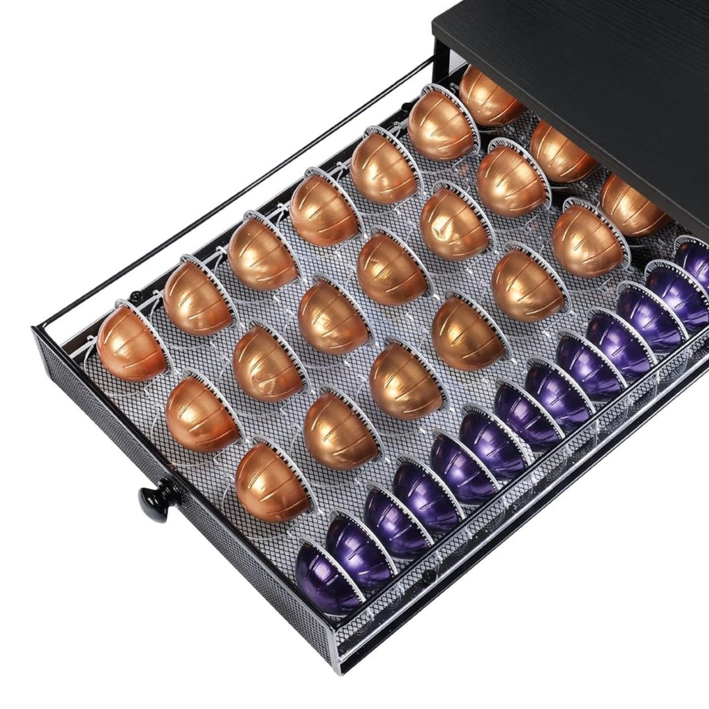 Coffee Pod Holder Drawer Organizer Sliding Capsule Storage Rack