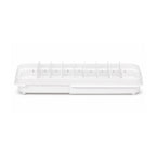 Expandable Food Container Lid Organizer with 8 Adjustable Dividers