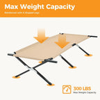 Portable Folding Camping Cot with Carry Bag Heavy Duty Bed