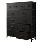 Dresser Storage Organizer with 12 Fabric Drawers Sturdy Metal Frame