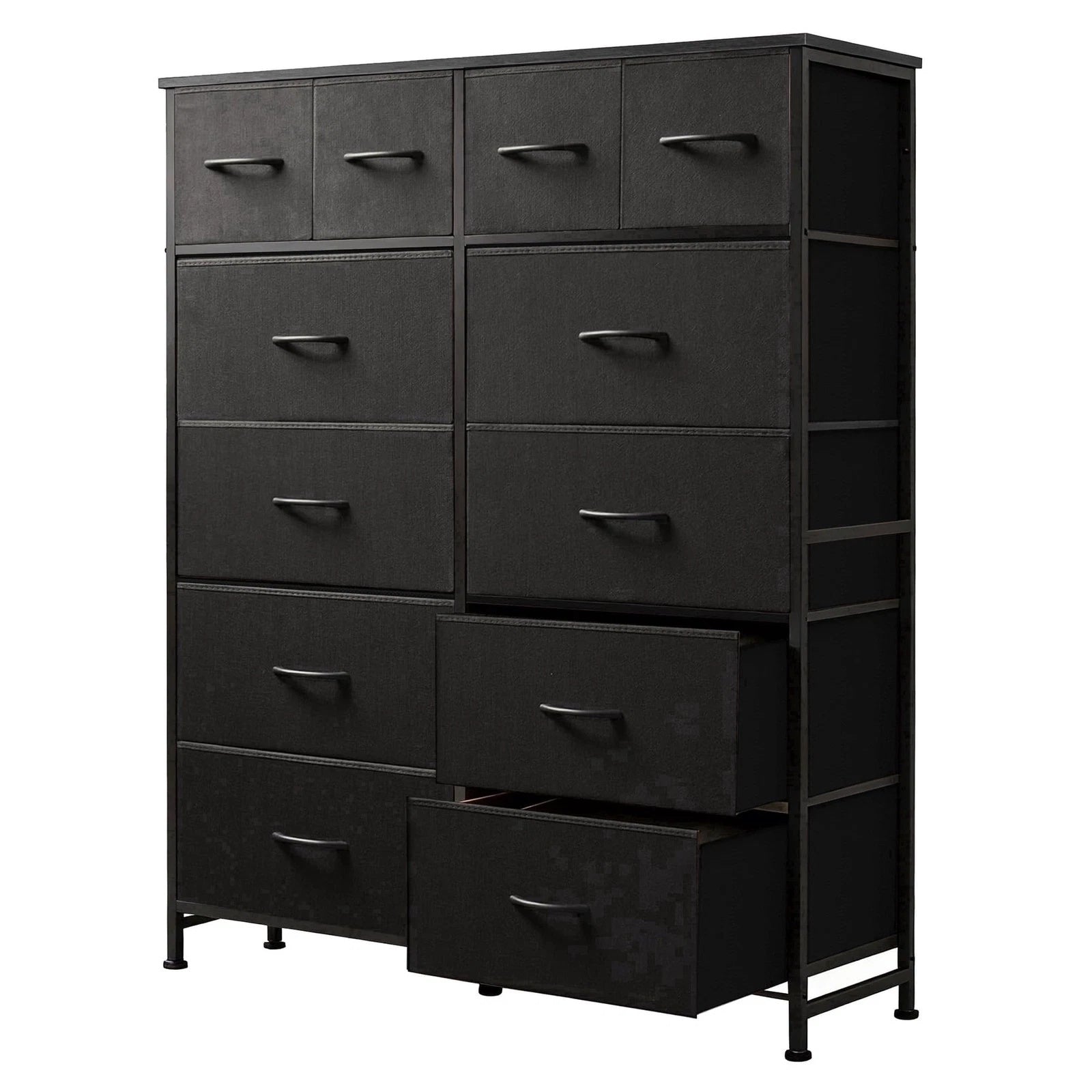 Dresser Storage Organizer with 12 Fabric Drawers Sturdy Metal Frame