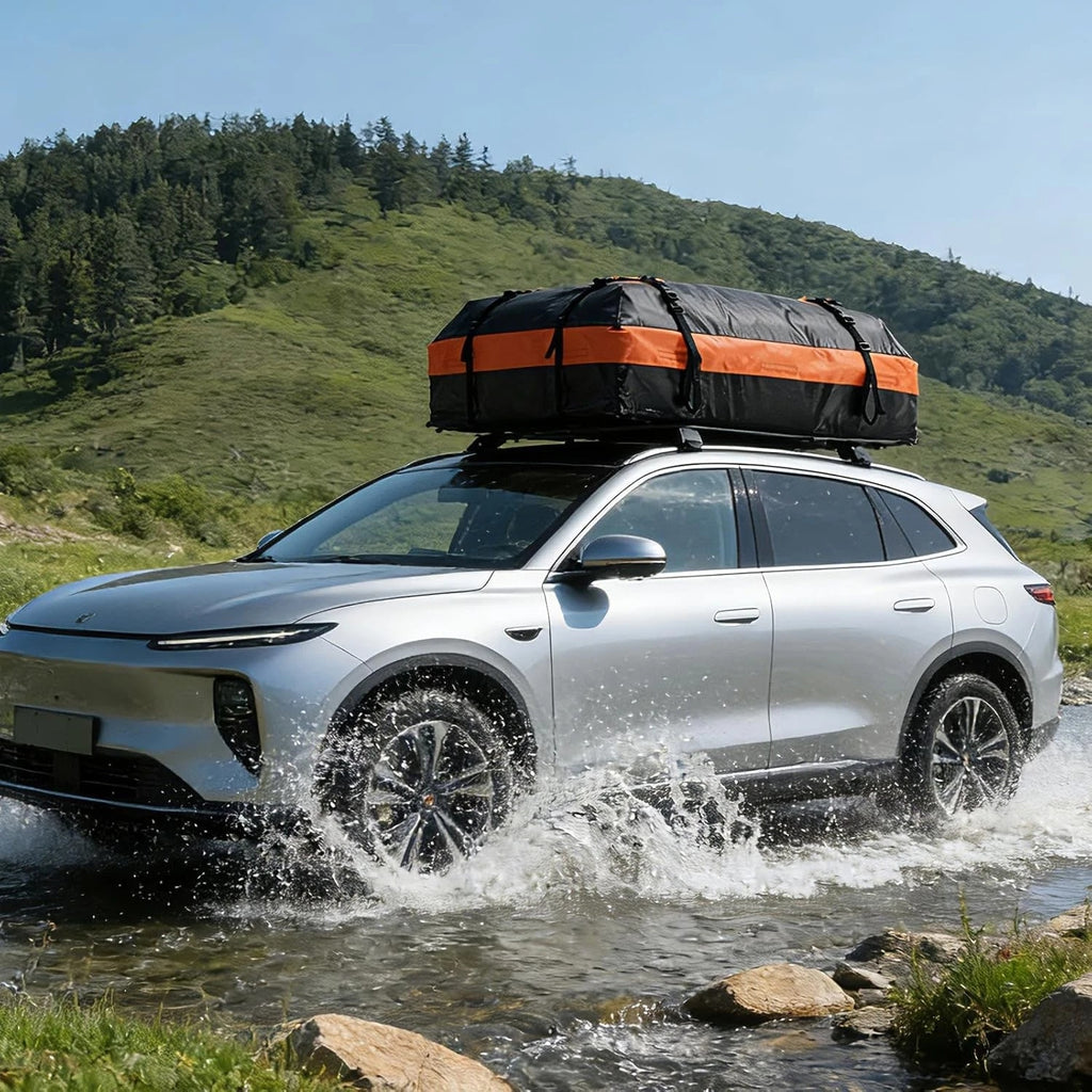 Waterproof Car Roof Bag Rooftop Cargo Carrier with Lock and Storage Bag