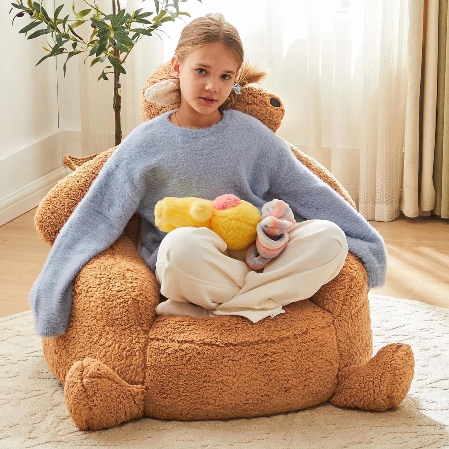 Bean Bag Chair 30 Inch Animal Sofa Plush Bean Bag Seat