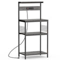 4Tier Microwave Stand Kitchen Baker’s Rack with Power Outlet